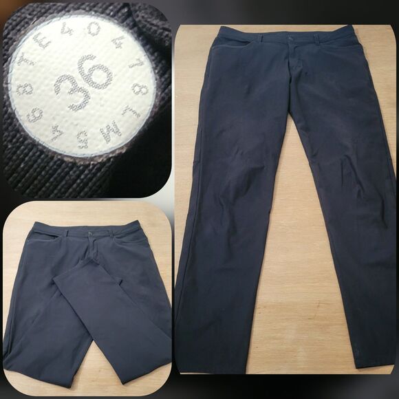 Lululemon Other - Lululemon Pants Men's 36 Black Chino Stretch Performance Commission ABC FLAW 🚨
